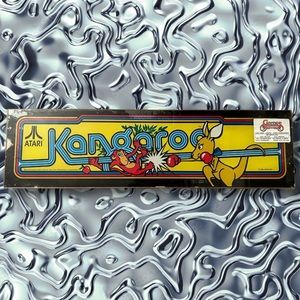 Atari Kangaroo Arcade Video Game GLASS Marquee Sign Wall Art Decor